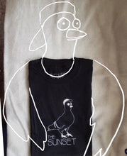 Load image into Gallery viewer, Sunset Pigeon t-shirt
