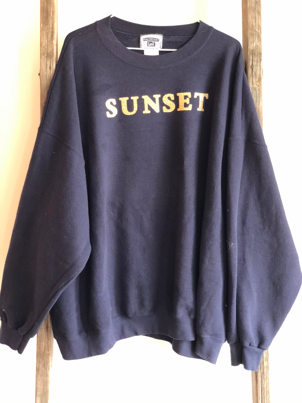 Glitter Gold Sunset Sweatshirts